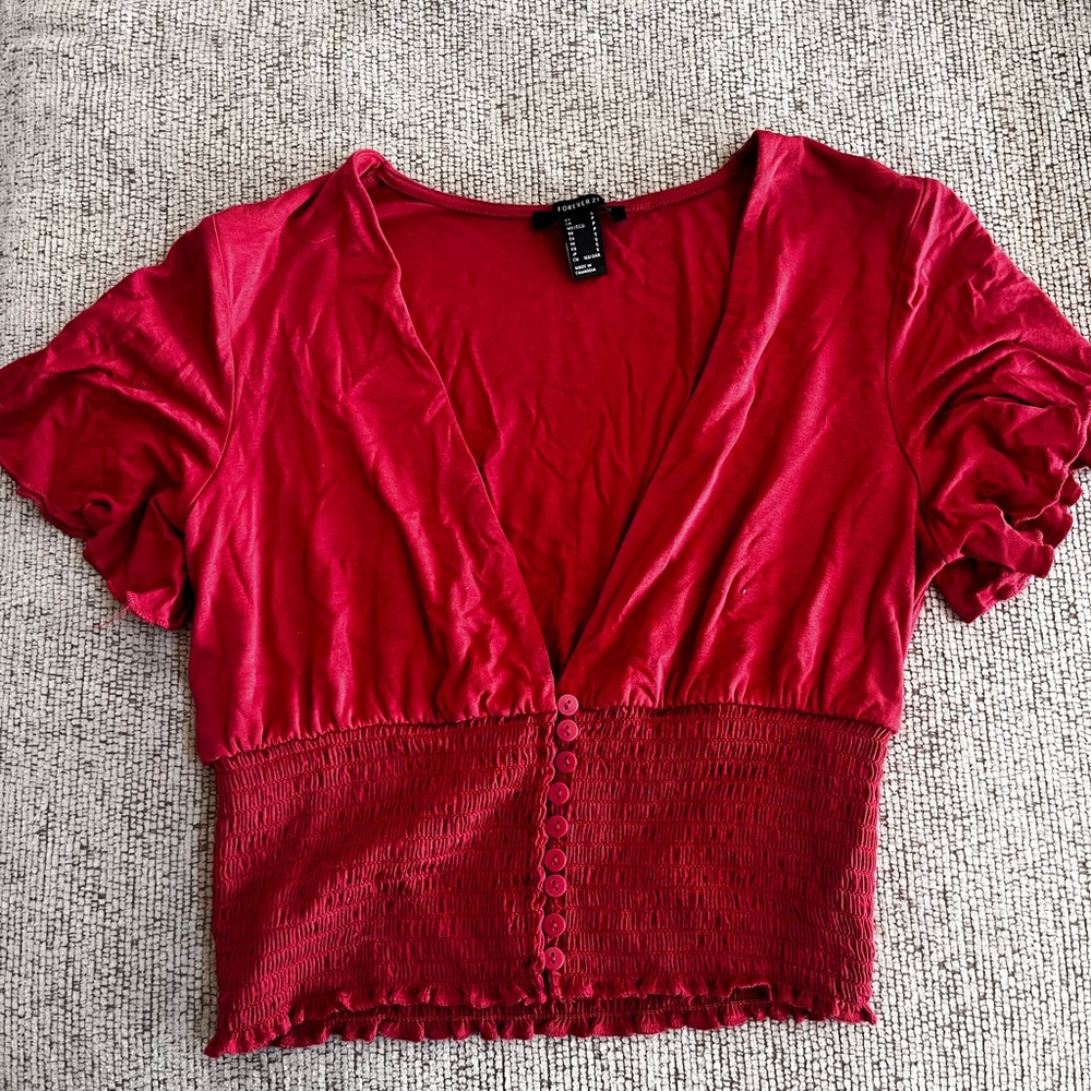 Forever 21 red top